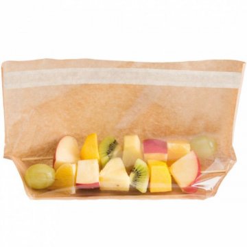 SACCHETTI "TURTLE PACK" 27x15x4/4 CM AVANA PZ 100